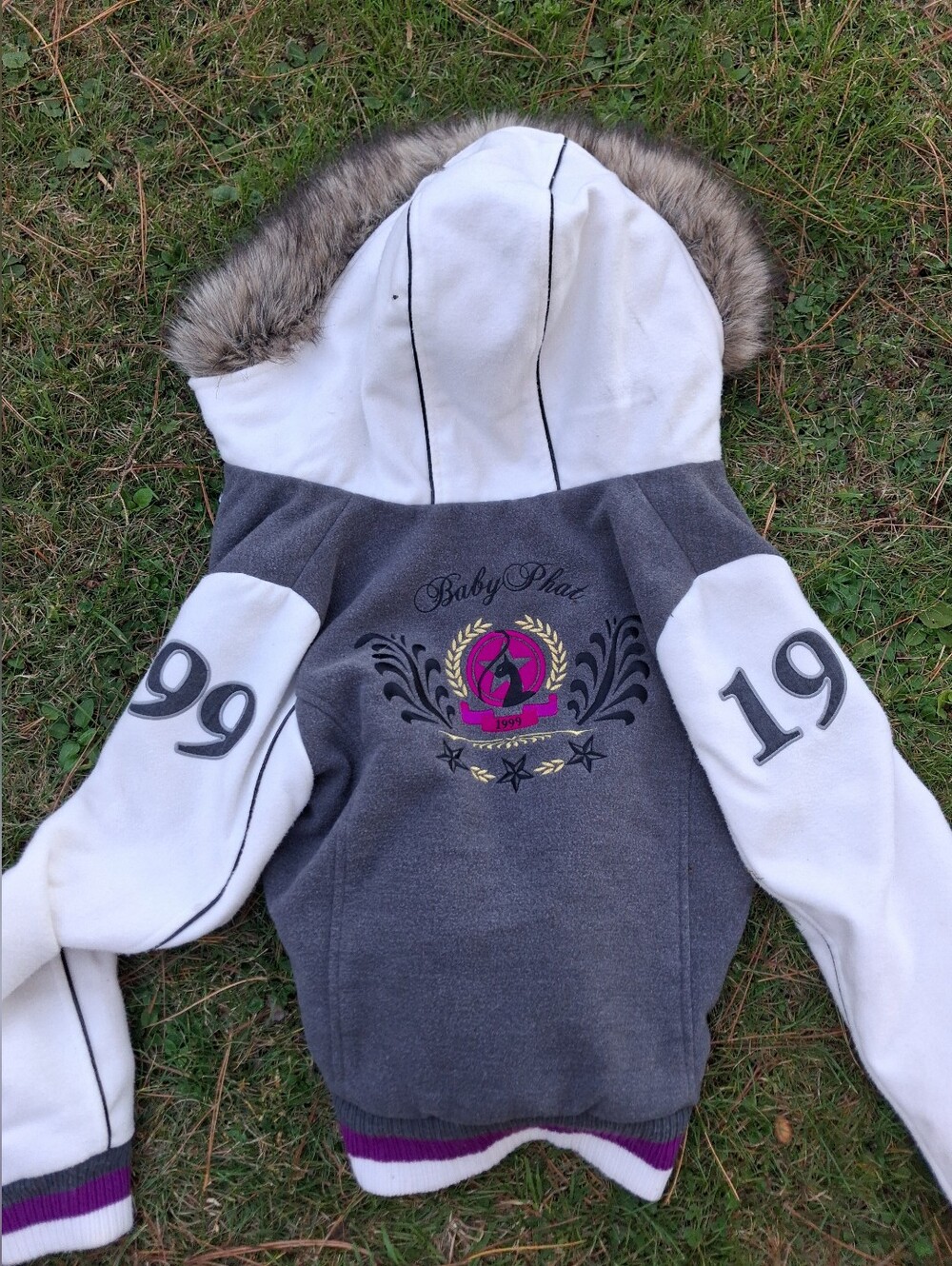 Y2K Baby Phat Fur Hood Puffer Jacket - Picture 11 of 14